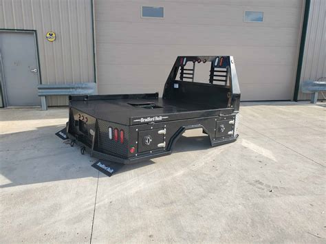 bradford built steel 4 box utility bed|bradford built flatbed for sale.